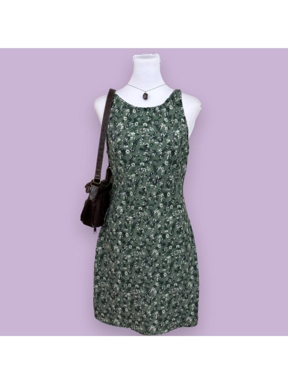 90s floral granola girl dress